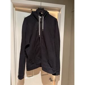 John Elliott Men’s Zip Hoodie Black XL